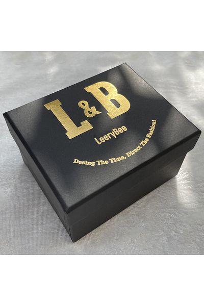 Leerybee Men's Wristwatch - Custom with Calendar Inside Box, Birthday Christmas Valentine's Day Gift