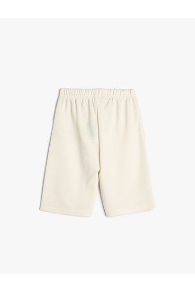 Koton Basic Shorts with Tie Waist Cotton Blend
