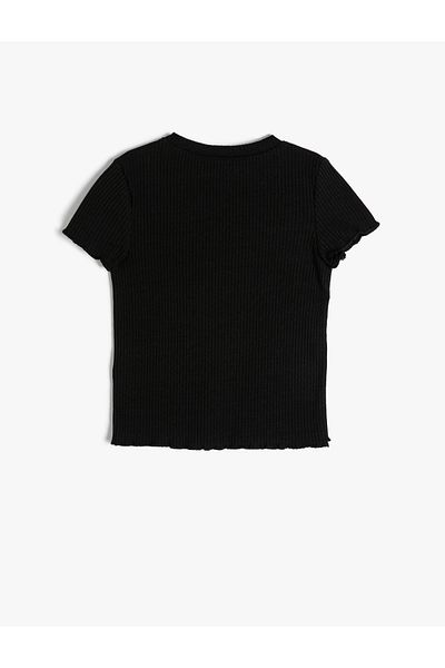 Koton Tricou cu slogan imprimat cu mânecă scurtă cu decolteu