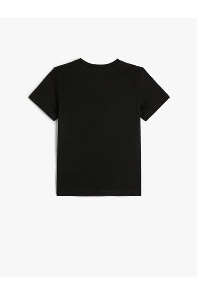 Koton 4skb10090tk Boy's T-shirt Black