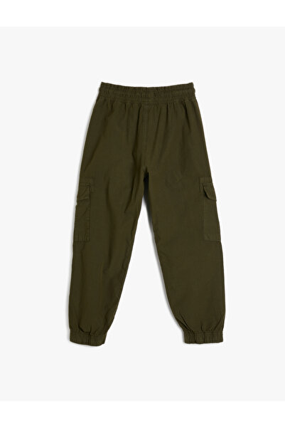 Koton Basic Jogger Pants with Tie Waist Cotton