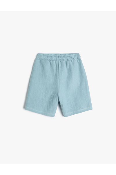 Koton Pantaloni scurți de bază Buzunare texturate Tie în talie