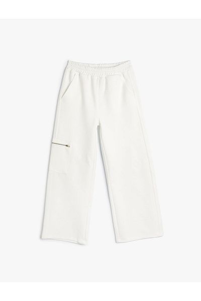 Koton Palazzo-Hose mit Reißverschlussdetail und Taschen