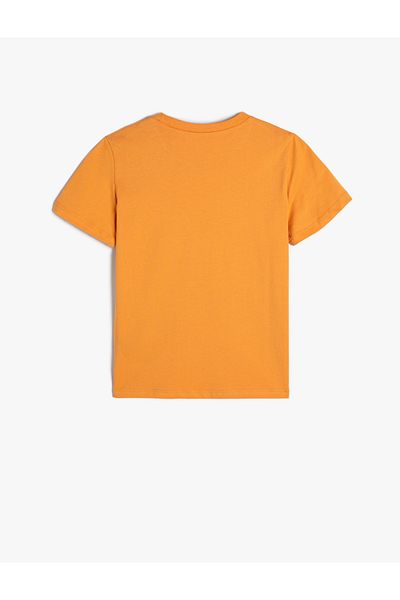 Koton T-Shirt Short Sleeve Crew Neck Surf Printed Cotton