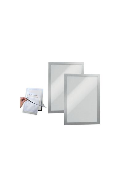 Hdg Aluminum Color Double Magnet 2 Pieces Fireplace Magnet Picture Announcement Board - 10X15 cm