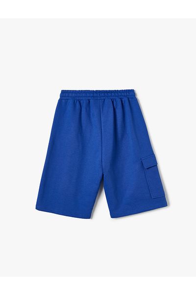 Koton Shorts with Lace-Up Waist Cargo Pocket Detail