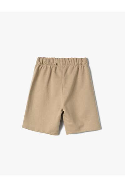 Koton Shorts Tie Waist with Dinosaur Print Detail
