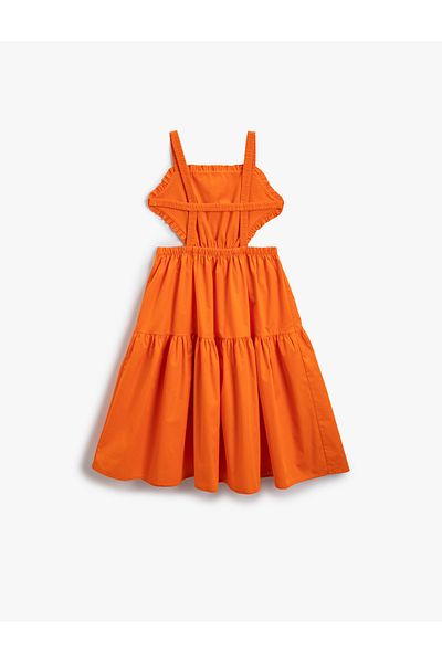 Koton Hanging Dress Window Detailed Frilly Cotton