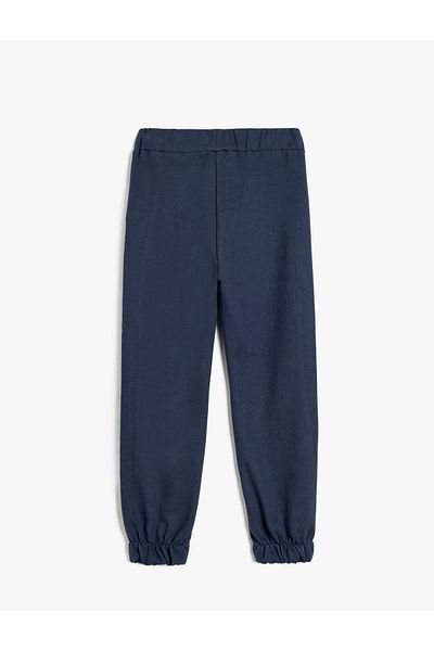 Koton Cotton Basic Jogger Sweatpants - Ριζόλ με ελαστική μέση