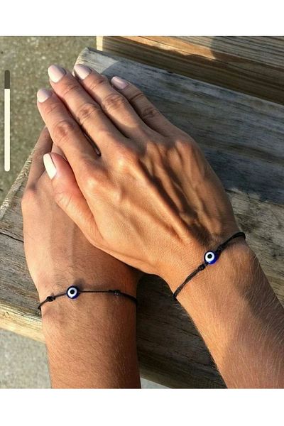 Misto Aksesuar Lover Bracelet - Evil Eye Beaded (2 PCS)