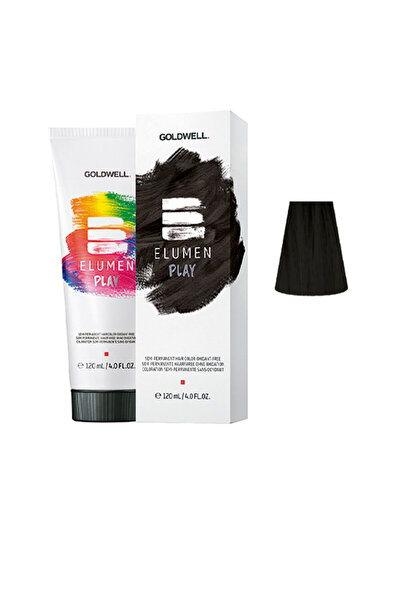 GOLDWELL Elumen Play Semi Permanent Hair Color Oxidant-free #black 120 ml