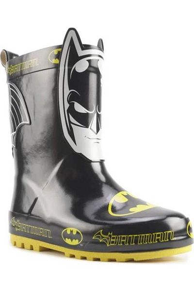 Batman PEKA.P4PR Μαύρες μπότες βροχής για αγόρι