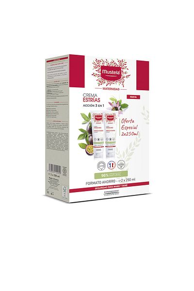 Mustela Maternidad Duo Creme Zur Vorbeugung Von Dehnungsstreifen 2 X 250 ml