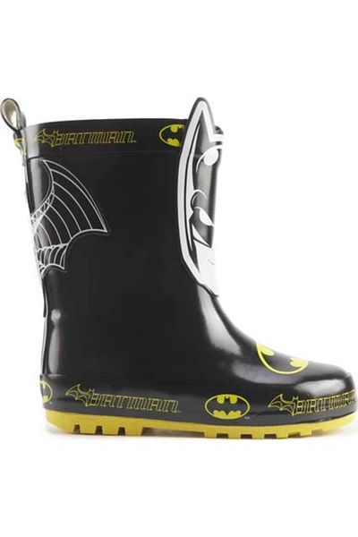 Batman PEKA.P4PR Μαύρες μπότες βροχής για αγόρι