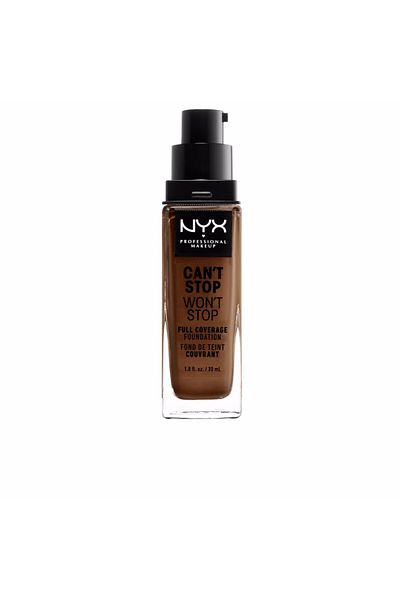 NYX Professional Makeup Can&#39;t Stop Won&#39;t Stop Foundation mit vollständiger Abdeckung #cocoa 30 ml