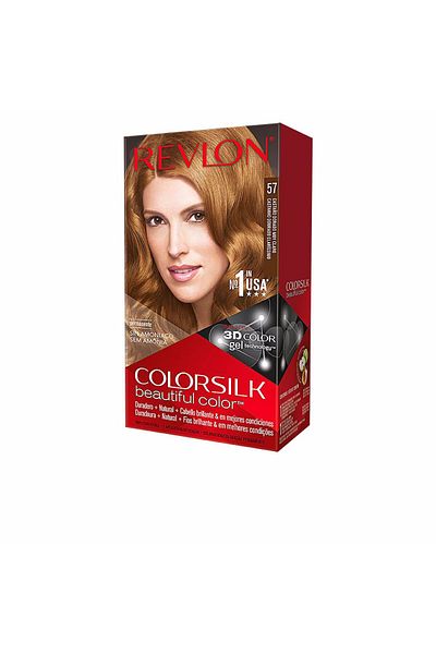 Revlon Mass Market Renkli İpek Tinte #57-castaño Dorado Muy Claro Revlon Kitle Pazarı