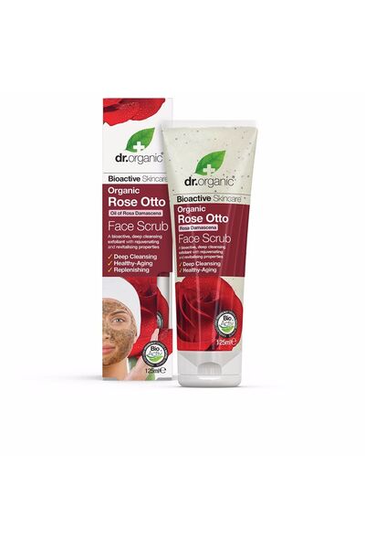 Dr. Organic Rosa De Damasco Exfoliante Facial Dr. 125 ml