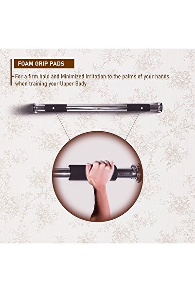 Endless El1037 Adjustable Pull Up Bar For Home Doorway | Stainless Steel | Gym,home Workout | Unisex