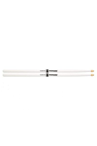PRO-MARK Tx5Aw-White Drumstick 5A Hickory White White Colored Hickory Drumstick