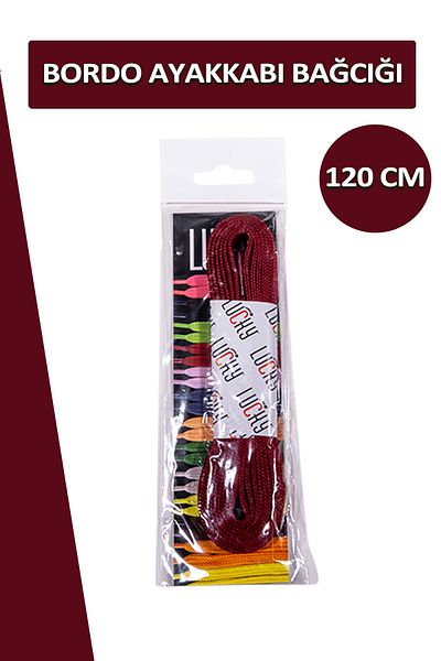 LUCKY 120 Cm Claret Red Sports Shoelaces 1 Piece Bag-88