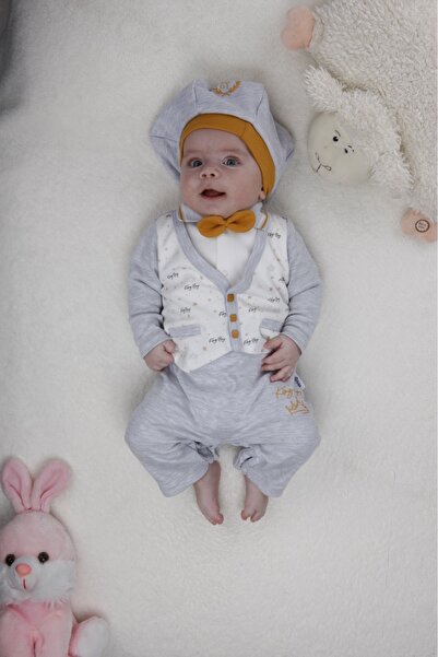 Wogi King Boys Papyonlu Şapkalı Takım