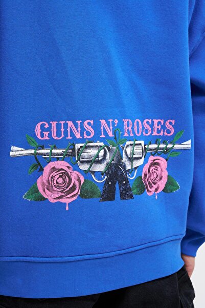 Machinist Чоловічий оверсайз-светр з капюшоном і принтом Guns