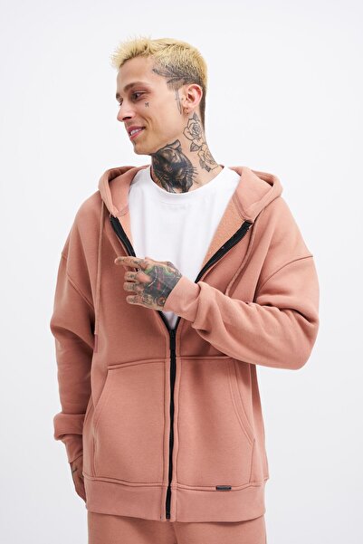 Machinist Ανδρικό φούτερ με κουκούλα με κουκούλα Basic με φερμουάρ