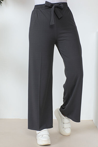 İmajButik Smoked High Waist Loose Leg Pants