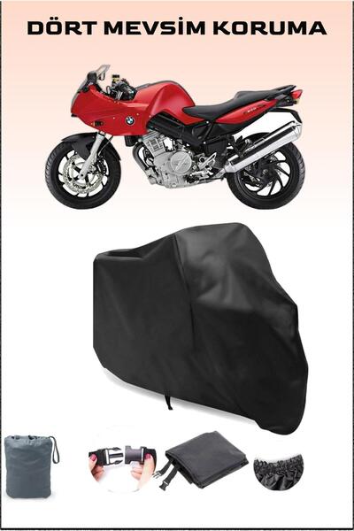 Breen قماش دراجة نارية أسود متوافق مع Bmw F 800 S، غطاء المحرك
