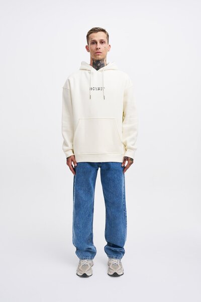 Machinist Ανδρικό φούτερ με στάμπα Good And Evil Oversize εκρού