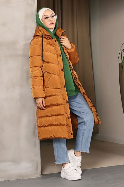 İmajButik Μπουφάν με κουκούλα ταψί
