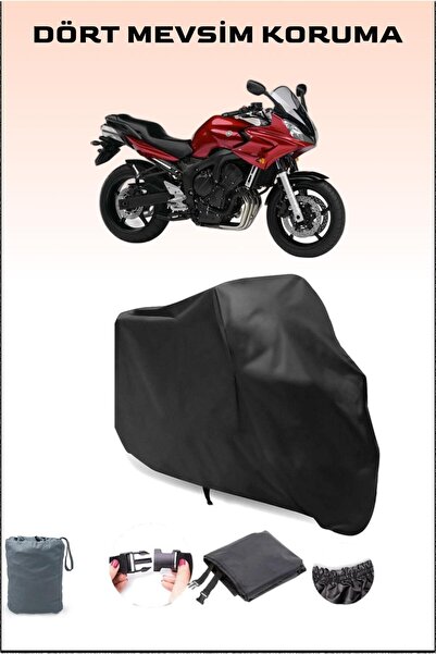 Breen قماش دراجة نارية متوافق مع Yamaha Fz6 Fazer S2، غطاء المحرك