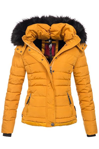 Navahoo Chloe warme Damen Winterjacke Parka Mantel Stepp Kurzjacke gefüttert NEU B301