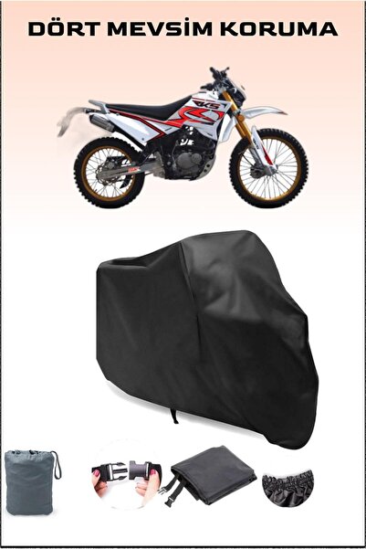 Breen Black Rks Rk200-R Compatible Motorcycle Tarpaulin, Engine Cover