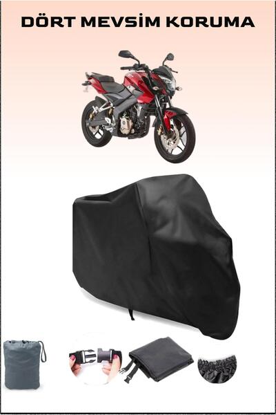 Breen قماش دراجة نارية أسود متوافق مع Bajaj Pulsar Ns 150، غطاء المحرك