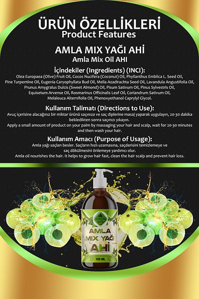 Gökçek Şifa Ahi 100 Ml Amla Mix Oil