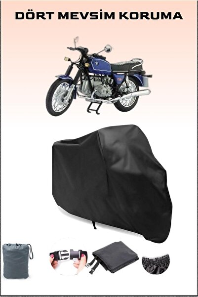 Breen Black Bmw R 60-6 Compatible Motorcycle Tarpaulin, Engine Cover