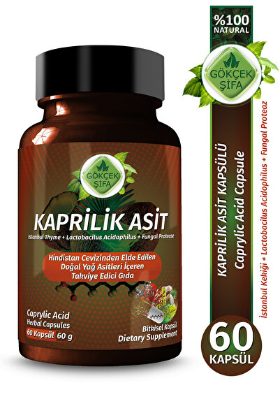 Gökçek Şifa Kaprilik Asit Kapsül (CAPRYLİC ACİD CAPSULE)