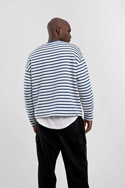 NOMARC Світшот Lacivert Royal Club Çizgili