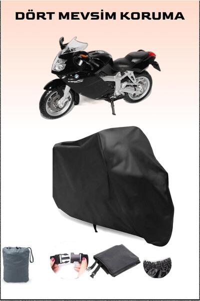 Breen أسود Bmw K 1200 S متوافق مع القماش المشمع للدراجات النارية، غطاء المحرك