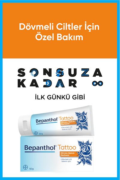 Bepanthol Tattoo Tattoo Care Ointment 50 Gr