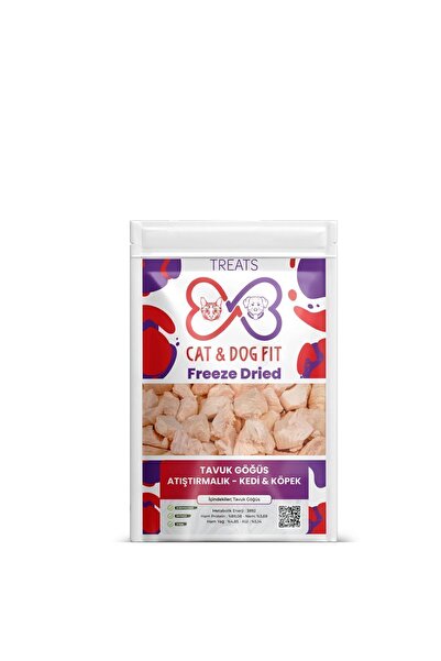 Genel Markalar Freeze-dry Tavuk Göğüs Kedi- Köpek Atıştırmalık Mama %100 Doğa...