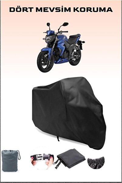 Breen Black Sym Wolf Sb 250 Ni Compatible Motorcycle Tarpaulin, Engine Cover