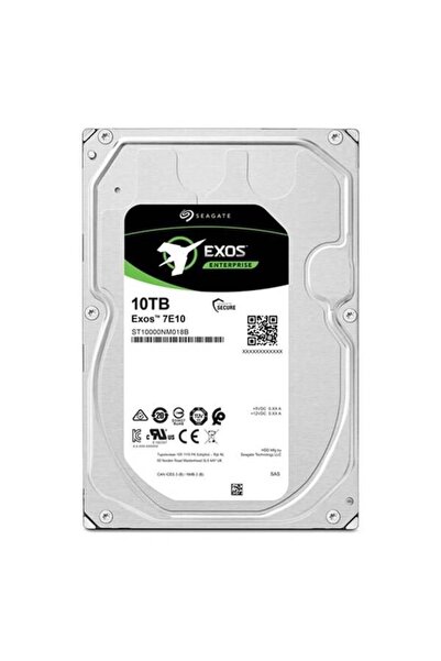 Seagate 10TB EXOS X18 ST10000NM017B 256MB 7200RPM SATA-3 NAS VE GÜVENLİK DİSKİ