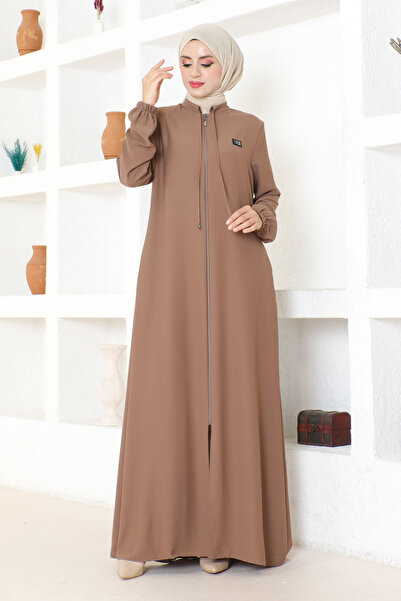 İmajButik Μεγάλο μέγεθος Mink Ferace - Ελαστικό μανίκι