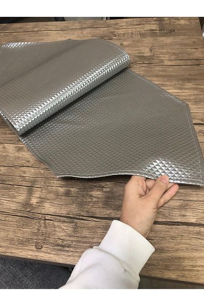 turkanlarhome 115X33 cm Silver Decorative Leather Runner