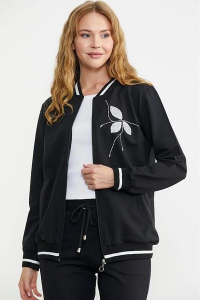 Sementa Embroidery Detailed Pocket Zippered Tracksuit Set