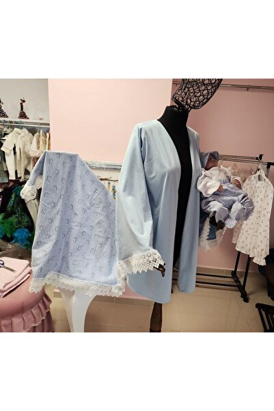 Tozpembebaby Mother's Dressing Gown, Baby Set and Blanket