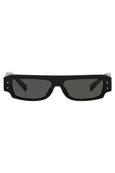 Dolce&Gabbana Dolce & Gabbana Man Rectangle Sunglasses- Dg 4458 - Lense Size:55mm - Black
