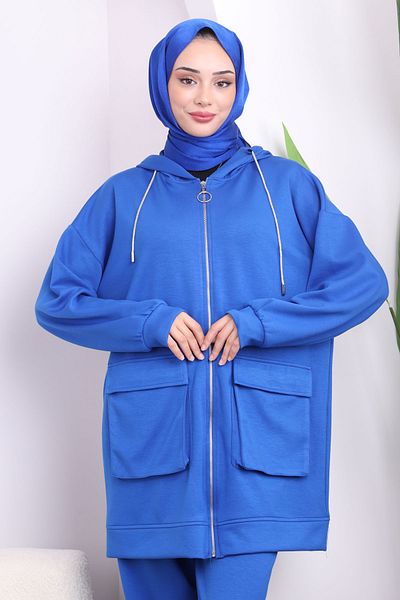 İmajButik Σετ παιχνιδιών Saks Blue Hooded Zippered Oys